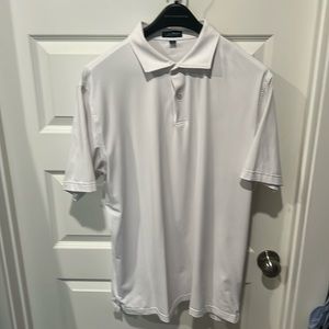 Men’s Peter Millar Polo - XL - White